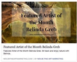 Featured Artist Of The Month Belinda Gr